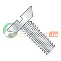 Newport Fasteners 3/8"-16 x 1/2 in Slotted Flat Machine Screw, Zinc Plated Steel, 1500 PK 511098